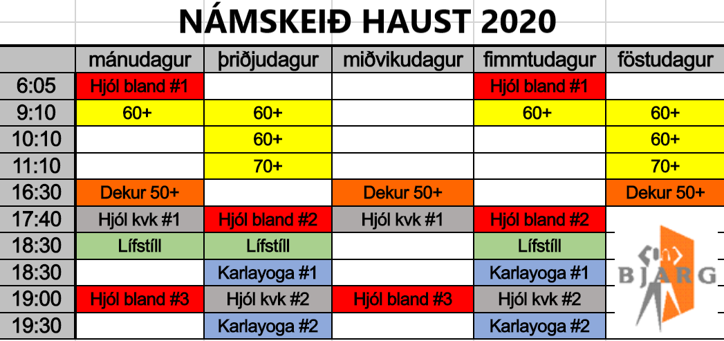 Námskeið h2020 Námskeið h2020