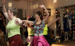 Hulda í bleiku pilsi