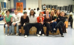 Gyom og elsti hópurinn eftir síðasta tímann