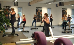 Jóna kennir Body Step í gær