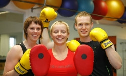 Boxkennararnir Anný, Jóna og Tryggvi