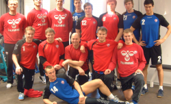 Hópurinn ásamt Gísla þjálfara